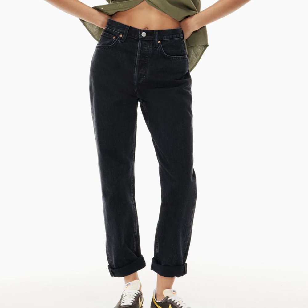 Aritzia | Denim Forum The Boyfriend High Rise Loose Jeans 28L
